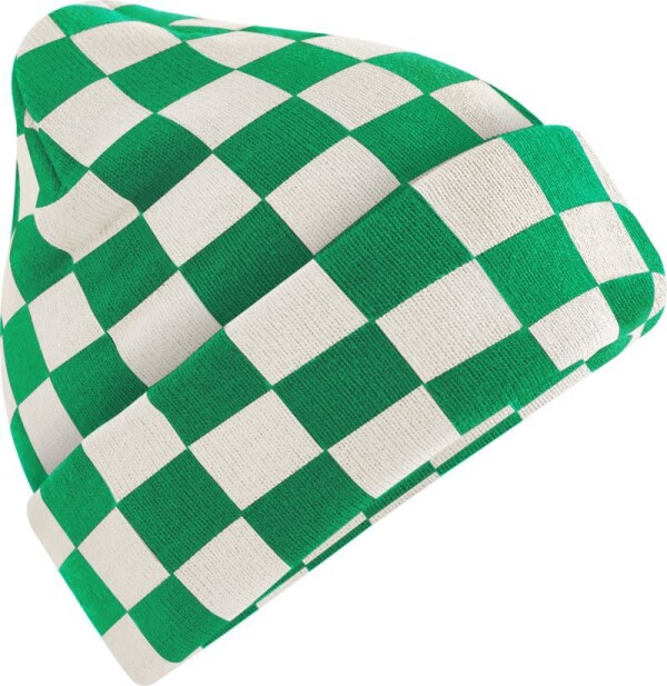 Pletená čepice "Checkerboard"