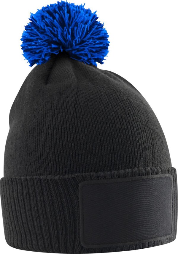 Dětská pletená čepice s bambulí "Snowstar"