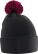 Dětská pletená čepice s bambulí "Snowstar" - ps-53443b-beechfield-b-443b-black-classic-red-front-5cfdc873-ab11-4117-b1c6-ee234d6ed7e7-web - variant