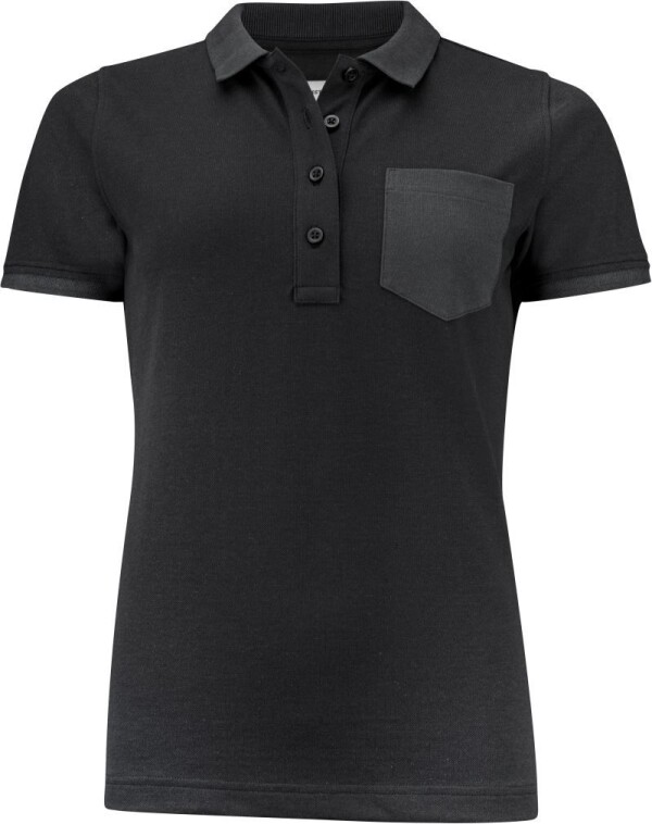 Dámské piqué polo z těžké bavlny "Two-Tone"