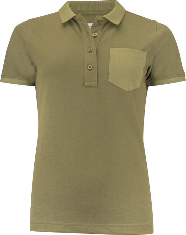 Dámské piqué polo z těžké bavlny "Two-Tone"