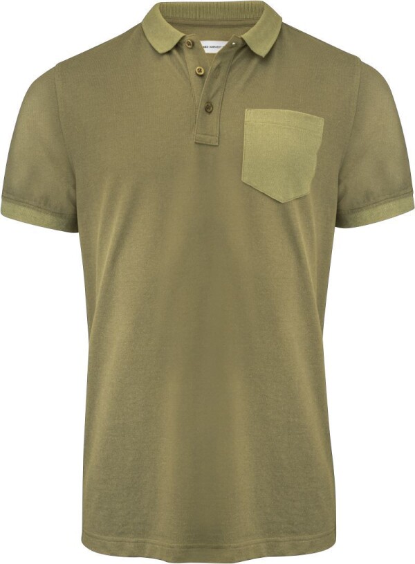 Pánské piqué polo z těžké bavlny "Two-Tone"