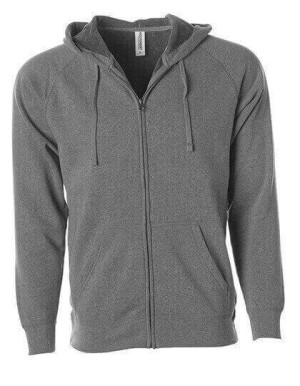 NP355 Unisex Midweight Special Blend Raglan Zip Hood - Reklamnepredmety