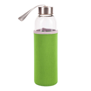 VIM láhev ze skla 500 ml, černá - Reklamnepredmety
