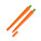 CARROT gelové pero, oranžová - r73449-15 - variant 