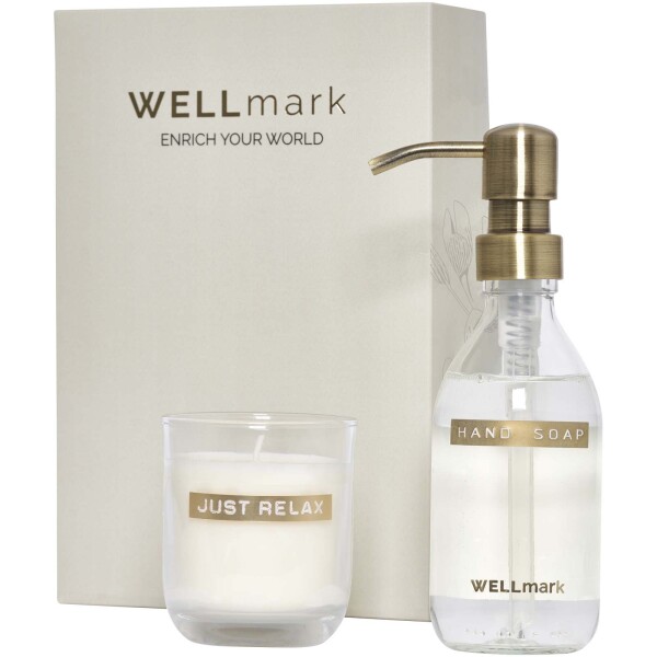 Wellmark Discovery dávkovač mýdla 250 ml + svíčka 150 g