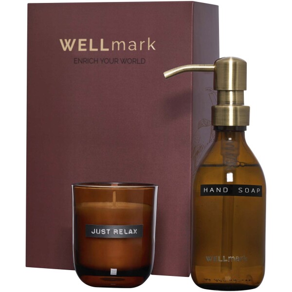 Wellmark Discovery dávkovač mýdla 250 ml + svíčka 150 g