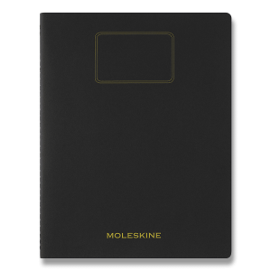 Sešit Moleskine Student - černá, zelená, červená — černá