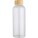 Mirage 650ml jednostěnná borosilikátová skleněná láhev s bambusovým víčkem - 10093001_F1 - variant PF 10093001
