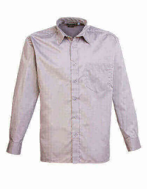 PW200 Poplin Long Sleeve Shirt - Reklamnepredmety