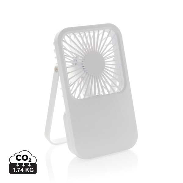 Ervina RCS nabíjecí stolní ventilátor z rec. plastu