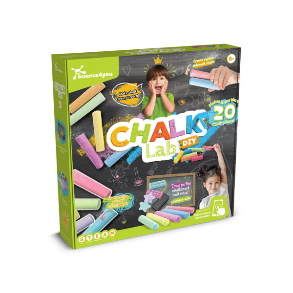 CHALK FACTORY. Továrna na křídy ideální pro děti