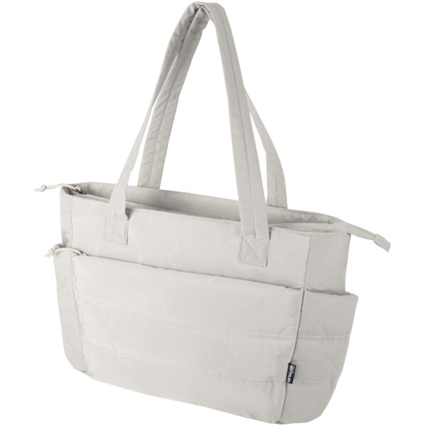 Puffer taška na notebook velikosti 15,6″ z recyklovaného GRS, 18 l