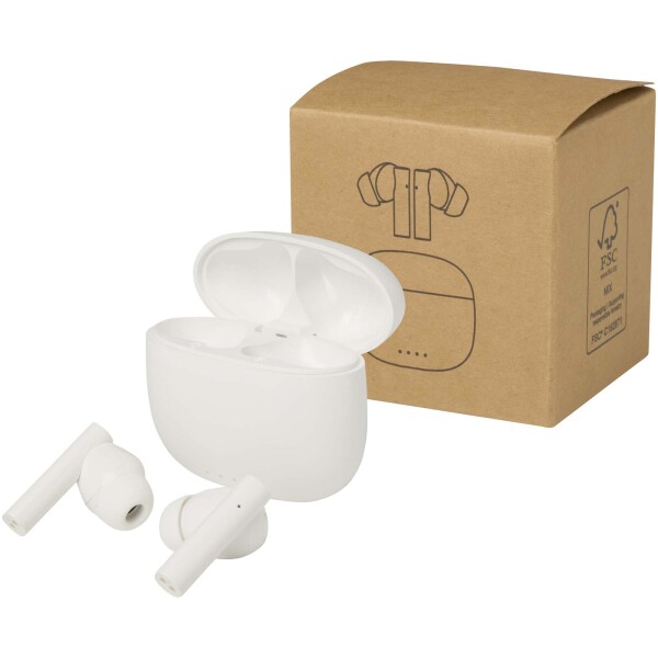 Alterf bezdrátová sluchátka True Wireless Bluetooth® z recyklovaného plastu se silikonovými špunty