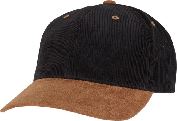 6 panelová kšiltovka "Corduroy Suede" 9279