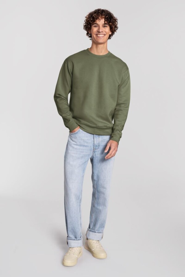 Mikina z těžké bavlny Iconic Premium Set-In Sweat