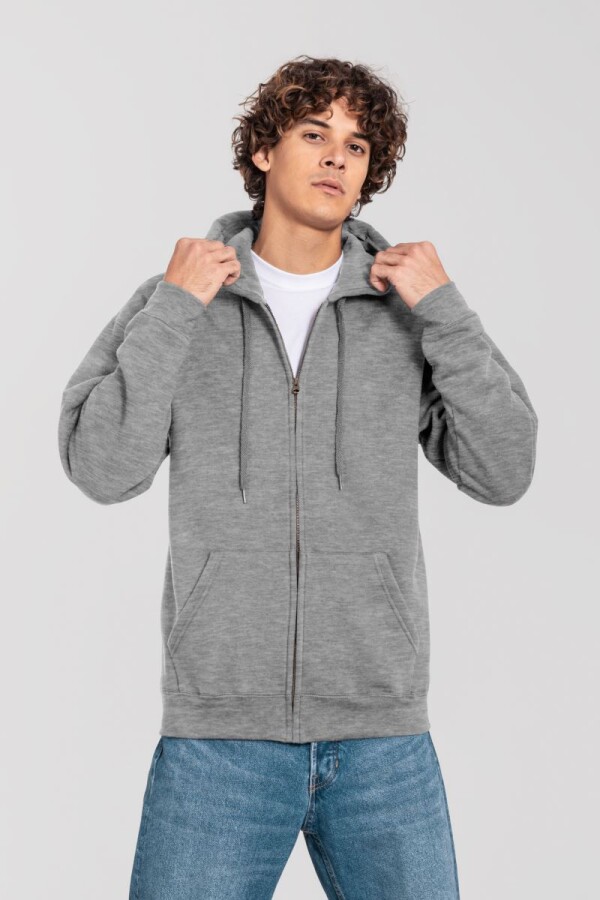 Mikina s kapucí z těžké bavlny Iconic Premium Hooded Sweat Jacket