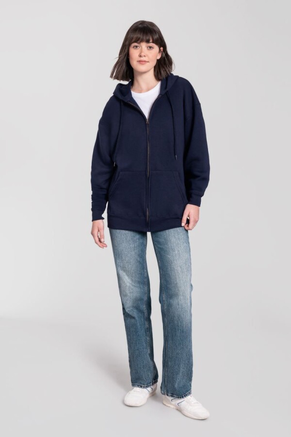 Mikina s kapucí z těžké bavlny Iconic Premium Hooded Sweat Jacket