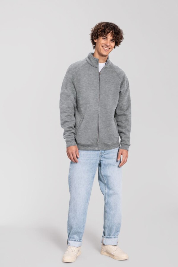 Mikina z těžké bavlny - Iconic Premium Sweat Jacket