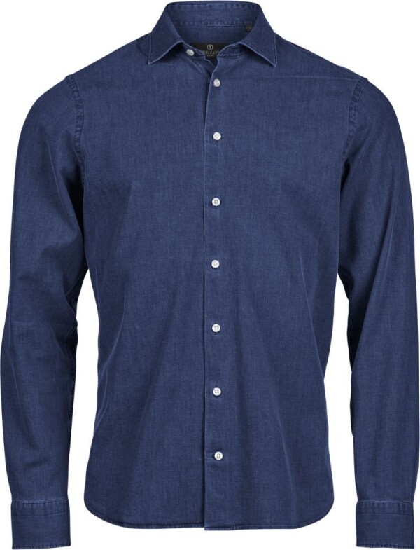 Denim košile s dlouhým rukávem TJ 4004