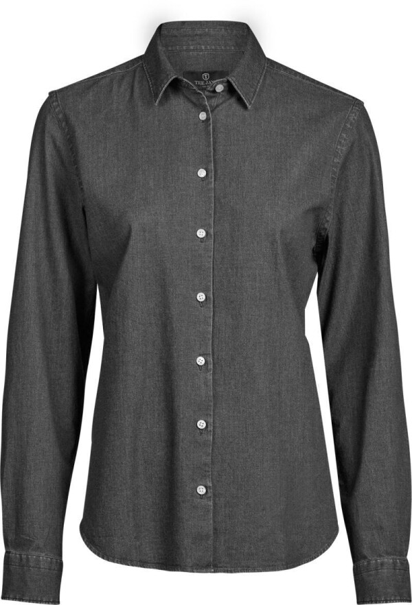 Denim halenka s dlouhým rukávem TJ 4005