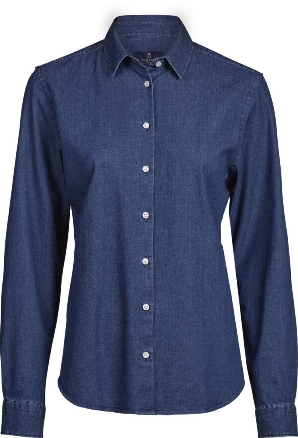 Denim halenka s dlouhým rukávem TJ 4005