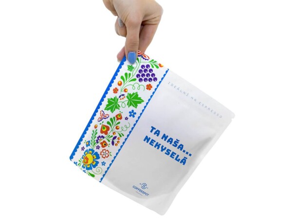 Zrnková káva – Naše nekyselá směs espresso 250 g