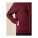 Unisexová mikina na zip Trailer 2.0 - stsu253-burgundy-studio-detail-front - variant 