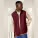 Pánská fleecová bunda bez rukávů Stanley Quester - stjm240-burgundy_studio_lifestyle_main_front - variant Eg STJM240C2441L