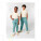 Dětské tepláky Mini Mover 2.0 - stsk183-tealmonstera_duo_main_front - variant Eg STSK183C06005