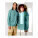 Unisexová mikina s kapucí středního střihu Archer - stsu011-tealmonstera_duo_main_front - variant Eg STSU011C0601M