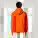 Unisex mikina s kapucí Drummer 2.0 - stsu168-brightorange_studio_lifestyle_main_back - variant Eg STSU168C0131L