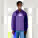 Unisex mikina s kapucí Cultivator 2.0 na zip - stsu179-purplelove_studio_lifestyle_main_front - variant Eg STSU179C1151L