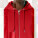 Unisex mikina s kapucí Cultivator 2.0 na zip - stsu179-red_studio_lifestyle_detail_front - variant Eg STSU179C0041L