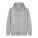 Unisex mikina s kapucí Connector 2.0 středního střihu s kapucí na zip - stsu207-heathergrey_packshot_main_front - variant Eg STSU207C2501L