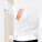 Unisex mikina s kapucí Connector 2.0 středního střihu s kapucí na zip - stsu207-white_studio_lifestyle_detail_front - variant Eg STSU207C0011L