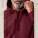 Unisex mikina s kapsou Sounder s boční kapsou - stsu229-burgundy_studio_lifestyle_detail_front - variant Eg STSU229C2441L