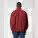 Unisexová mikina Miller Dry s volným zipem a čtvrtinovým zipem - stsu795-redearth_studio_lifestyle_main_back - variant Eg STSU795C0861L