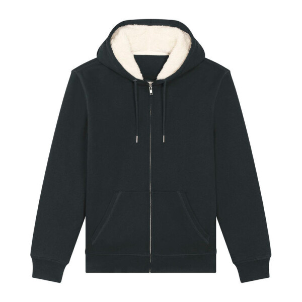 Hygger Sherpa unisex podšitá mikina na zip s kapu