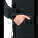 Hygger Sherpa unisex podšitá mikina na zip s kapu - stsu956-black_studio_lifestyle_detail_front - variant Eg STSU956C0021L