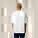 Unisexové tričko Blaster 2.0 s vysokým golierom a nadrozmernými rozmermi - sttu959-white_studio_lifestyle_main_back - variant Eg STTU959C0011L