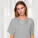 Stella Collider dámské tričko s ohrnutým rukávem - sttw089-heathergrey_studio_lifestyle_detail_front - variant Eg STTW089C2501L