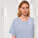Stella Collider dámské tričko s ohrnutým rukávem - sttw089-sereneblue_studio_lifestyle_detail_front - variant Eg STTW089C0571L