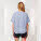 Stella Collider dámské tričko s ohrnutým rukávem - sttw089-sereneblue_studio_lifestyle_main_back - variant Eg STTW089C0571L