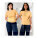 Stella Ella dámské přiléhavé tričko - sttw174-nispero_duo_main_front - variant Eg STTW174C1421L