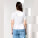 Stella Ella dámské přiléhavé tričko - sttw174-white_studio_lifestyle_main_back - variant Eg STTW174C0011L