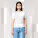 Stella Ella dámské přiléhavé tričko - sttw174-white_studio_lifestyle_main_front - variant Eg STTW174C0011L