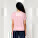 Stella Isla dámské tričko s výstřihem do V - sttw176-cottonpink_studio_lifestyle_main_back - variant Eg STTW176C0051L