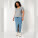 Stella Isla dámské tričko s výstřihem do V - sttw176-heathergrey_studio_lifestyle_main_front - variant Eg STTW176C2501L