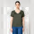 Stella Isla dámské tričko s výstřihem do V - sttw176-khaki_studio_lifestyle_main_front - variant Eg STTW176C2231L